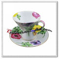 B126 180ml YAMI Chrysanthemum thé tasses et soucoupes 2 Set